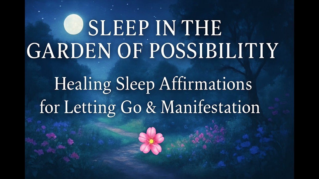 Sleep in the Garden of Possibility 🌸 Healing Sleep Affirmations for Letting Go & Manifestation