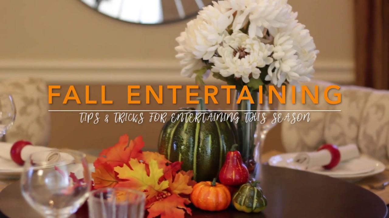 Fall Entertaining 🍂🍪🎊