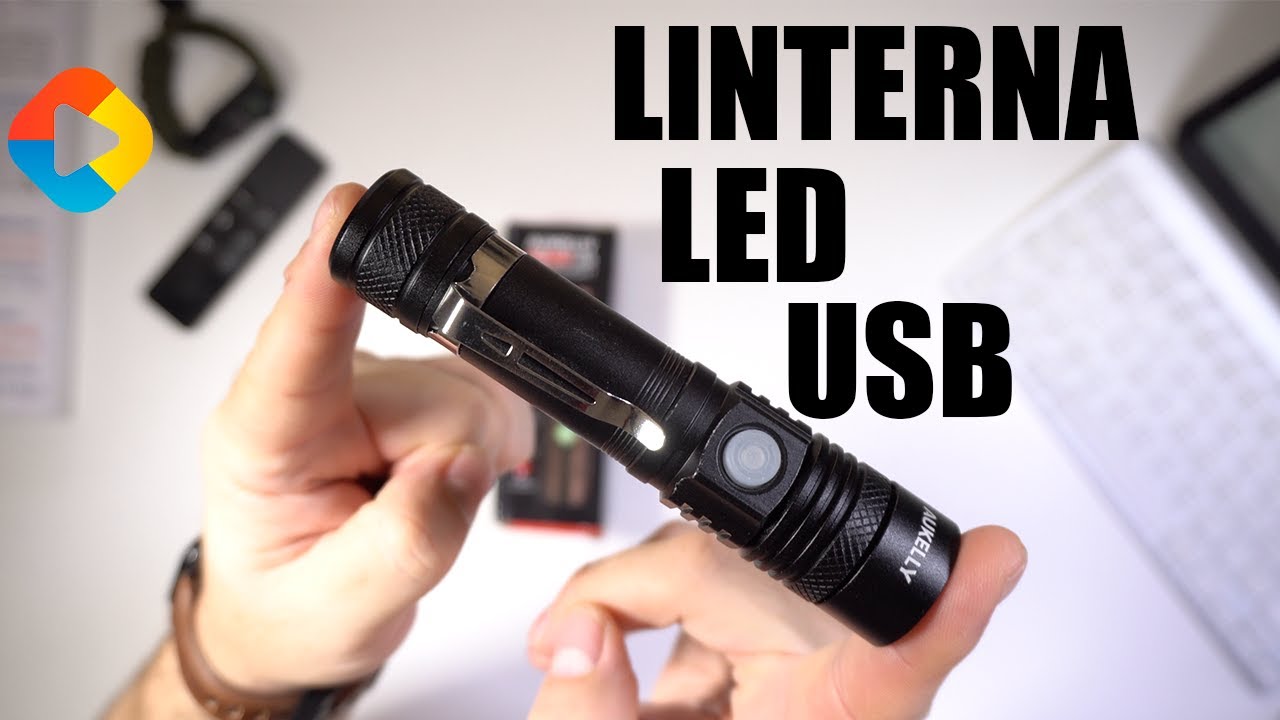 LINTERNA LED TACTICA CON BATERIA, ALTA POTENCIA Y CUATRO MODOS DE ILUMINACION - DonGregorioYJack