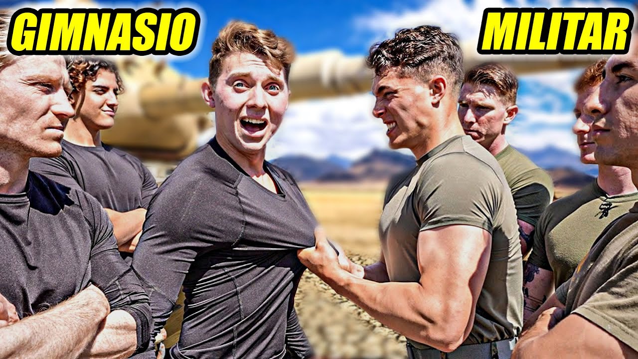 MILITARES HUMILLAN CHICOS DE GIMNASIO - Influencer Gym vs Militar