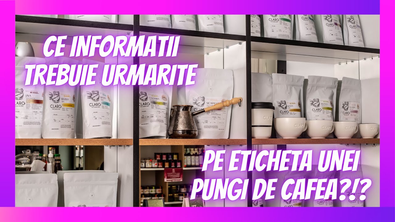 Ce trebuie sa scrie pe eticheta unei cafele? *doar asa iti dai seama ca este o cafea calitativa*
