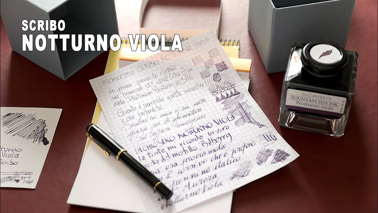 Inchiostro Scribo Notturno viola - full test & review