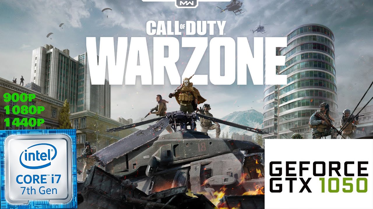 Call Of Duty: Warzone On GTX 1050 4gb, I7 7700HQ, 16gb RAM [900p - 1080p -1440p]