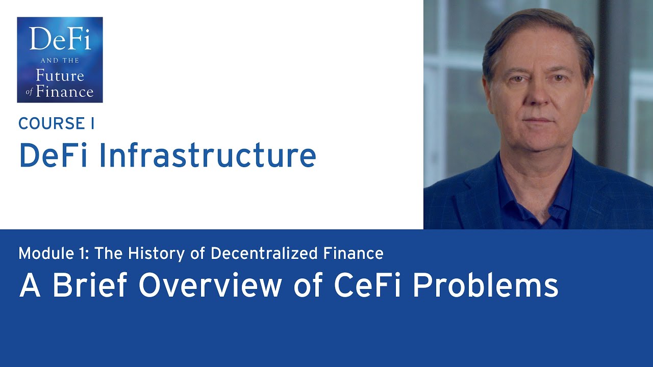 A Brief Overview of CeFi Problems