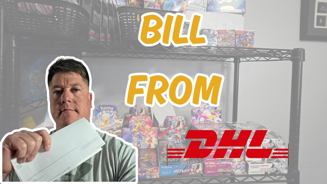 TCGPlayer store update and BILL FROM DHL for Pokemon Cards! DAY 2