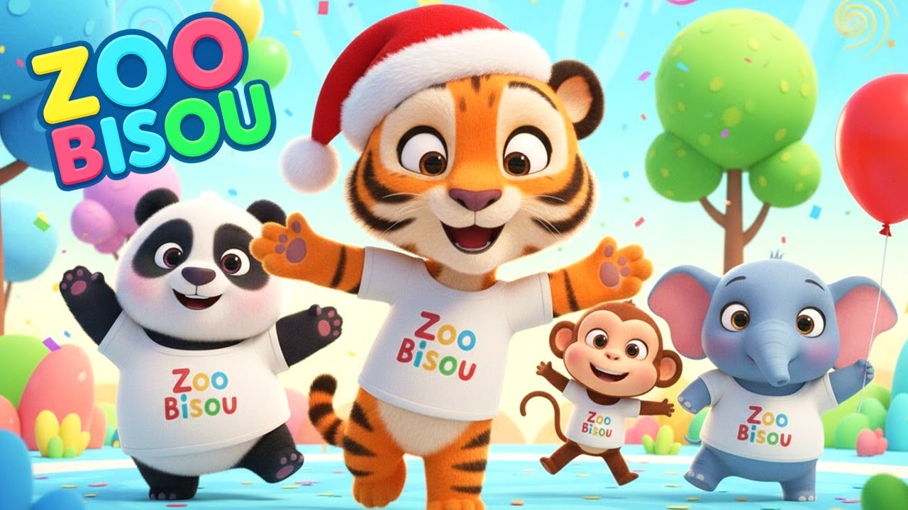 A TURMA do ZOO BISOU | As Melhores Animações com Músicas Infantis para Bebês e Crianças