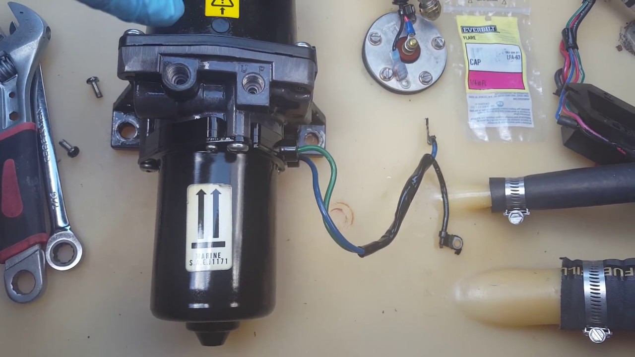 OMC Cobra Volvo Penta SX Tilt Trim Cylinder & Hydraulic Line LEAK Diagnosis