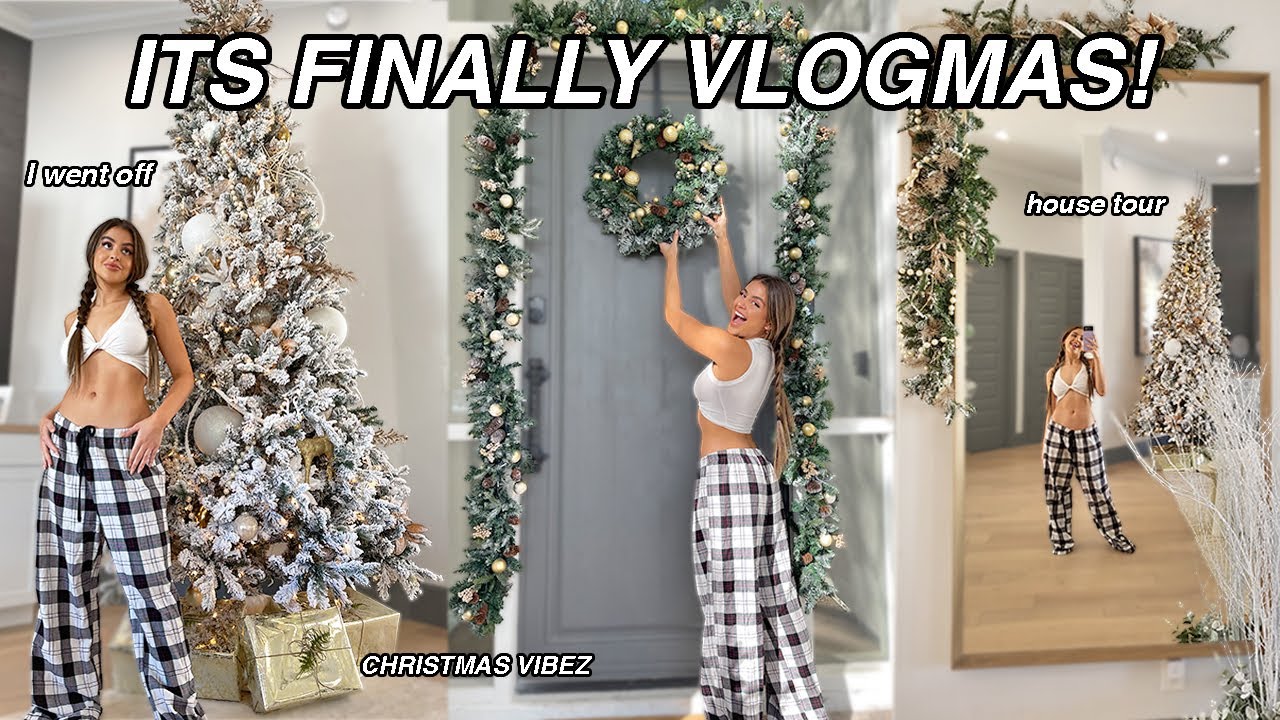 MY CHRISTMAS HOUSE TOUR!! (vlogmas day 1)