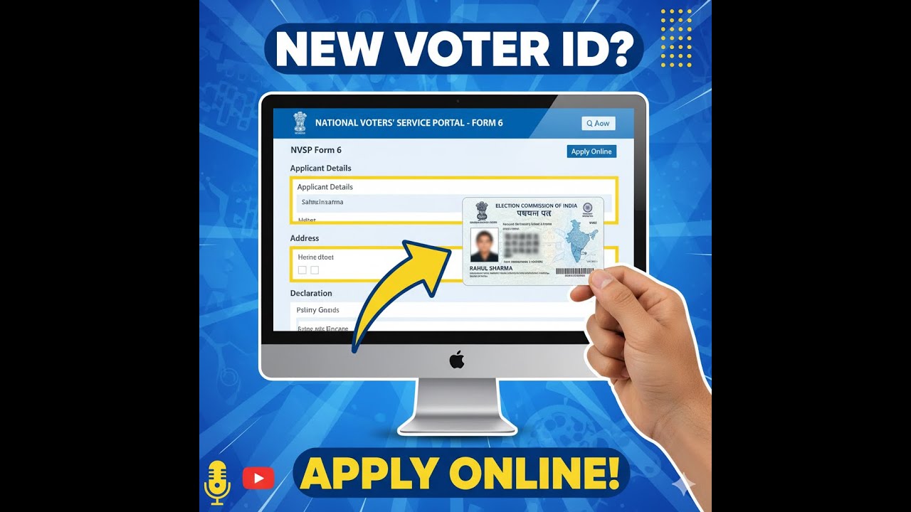 How to fill Form 6 | How to fill Form 6 Online | Add name in voter card | NVSP Form 6 Guide