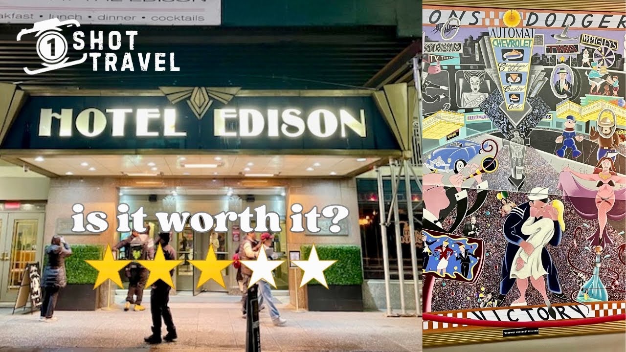 I stayed HOTEL EDISON NYC. Is it worth it?? 🥂✨