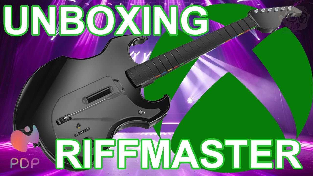 PDP RIFFMASTER Wireless Guitar Controller for Xbox Unboxing and Review - #riffmaster #rockband4