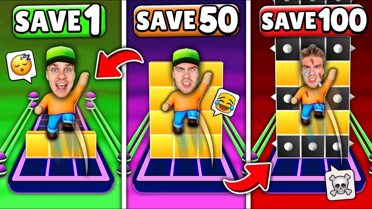 Ile RAZY ZROBIĘ (SAVE i CLUTCH) POD RZĄD ⚠️ z TOP #1 GRACZEM na BLOCK DASH 🏆 w Stumble Guys! 😱