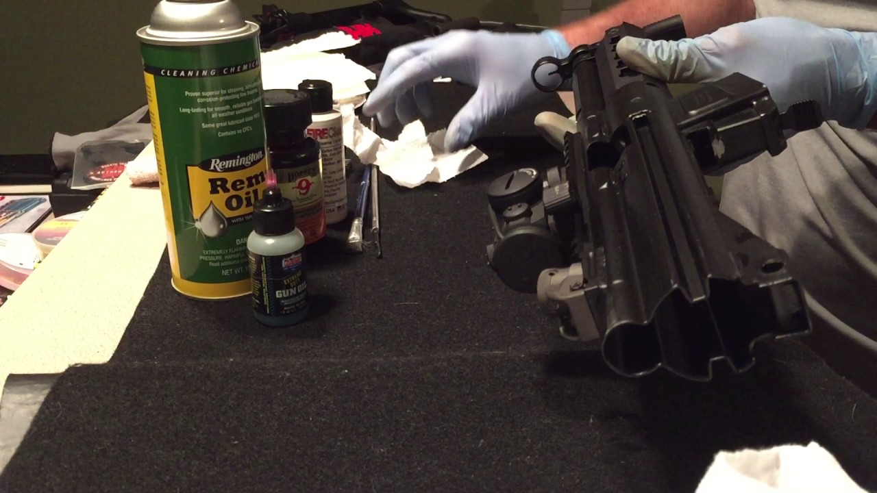 Roller Lock Receiver Cleaning and Treating MP5 G3 HK93 SP5K Fireclean