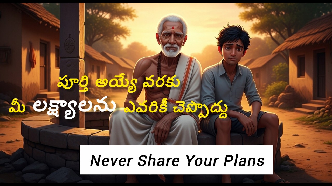 ప్లాన్లు చెప్పొద్దు!నిశ్శబ్దంగా గెలవండి|The Power Of Silence |A Life Changing Story