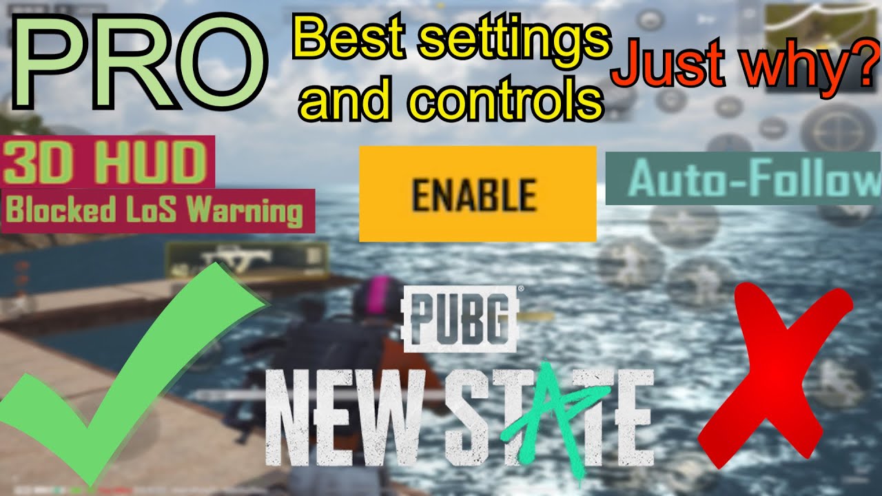 Pubg New State Best Settings & Controls + Detailed Explanation [Part 1] | StarryPubg