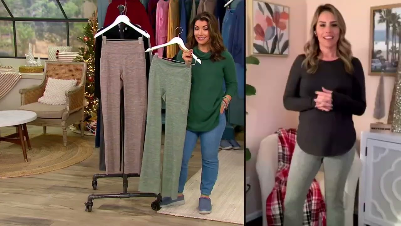 Skechers GOWALK GOSTRETCH Diamond Brushed Joy High-Waist Pants on QVC