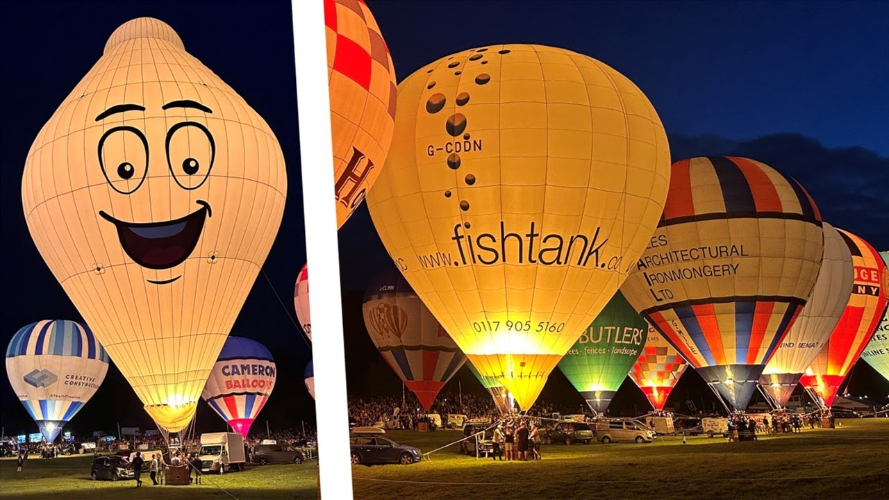 MJ Ballooning | Friday Night Glow | Bristol Balloon Fiesta 2024