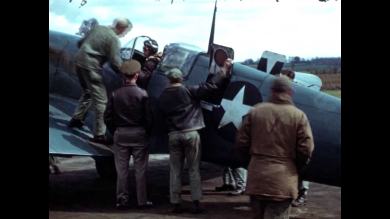 WWII USAF Spitfire XI with 