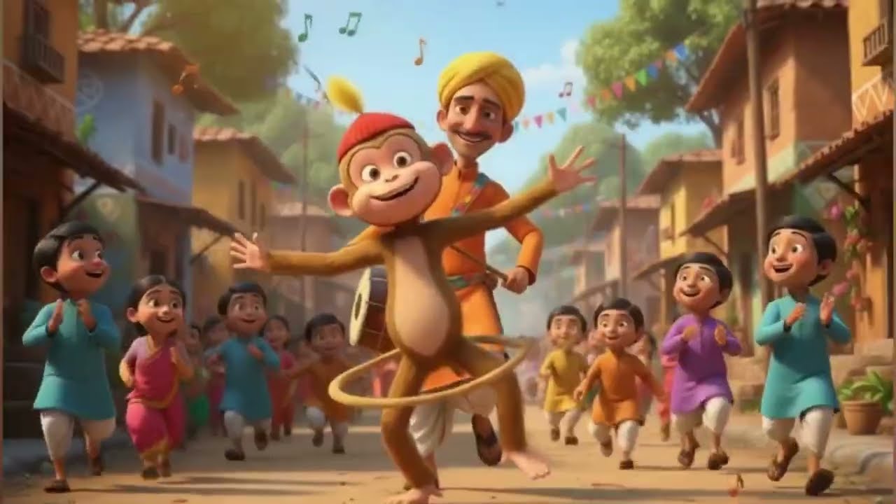 [ 30 MIN LOOP ] Kalu madari Aya | Nonu Toons Nursery Rhymes & Kids Songs
