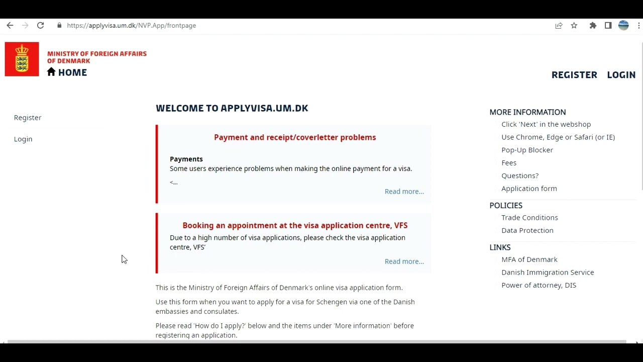 How To Apply Denmark Tourist Visa Online Step By Step Full Information