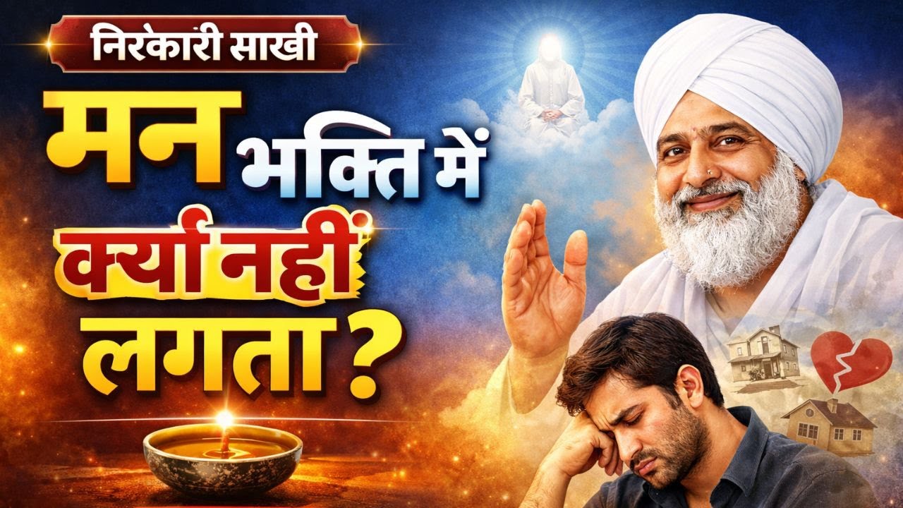 मन भक्ति में क्यों नहीं लगता? | Nirankari Sakhi | कारण और समाधान | Sant Nirankari Vichar