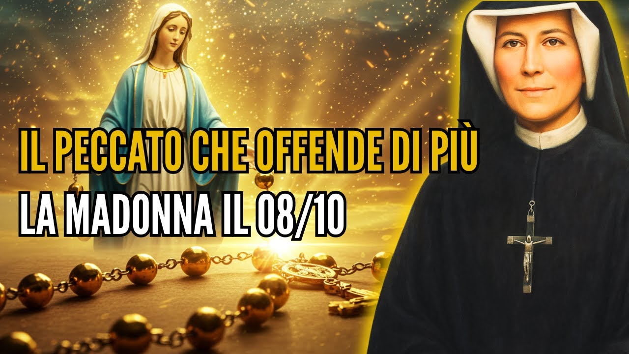 Il peccato che più offende la Madonna nel Giorno del Rosario – Santa Faustina lo rivela