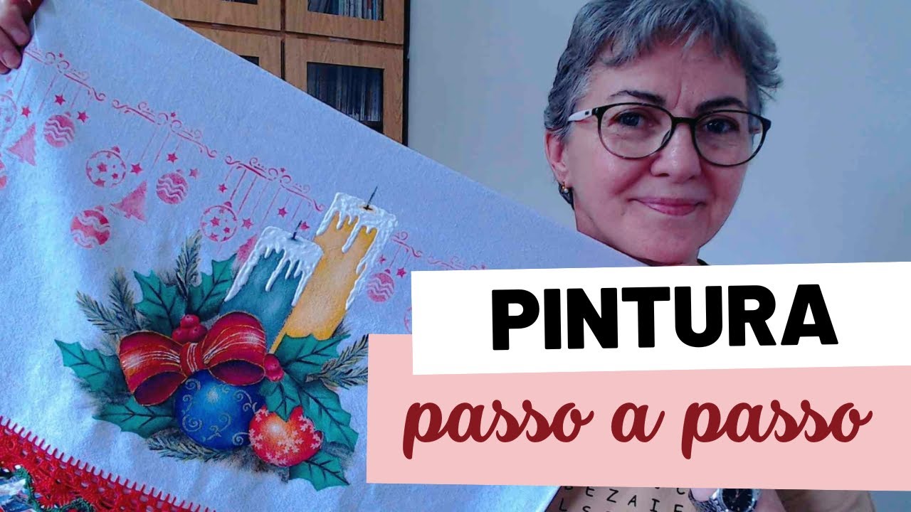 PASSO A PASSO DE COMO PINTAR LAÇOS E BOLAS DE NATAL