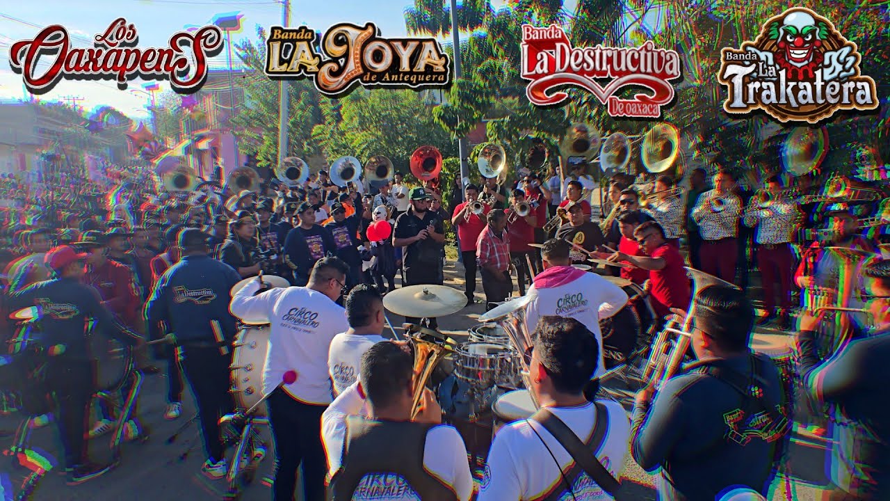 SOMOS ABAJEÑOS CON 4 BANDOTAS TOCANDO JUNTAS🔥 IMPONENTE BARRIO DE ABAJO
