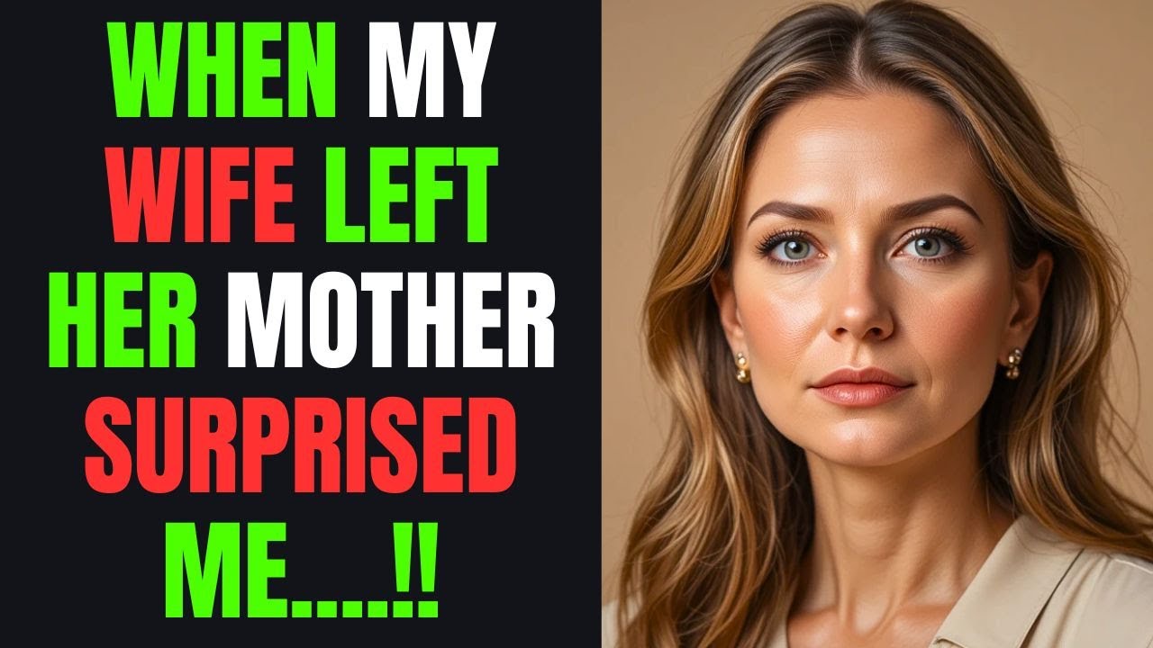 When My Wife Left, I Never Expected Her Mom to Change My Life | Stories by Amelia