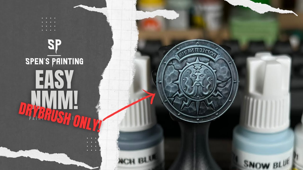 Is this the EASIEST NMM EVER? Drybrush Non-Metallic Metal for Warhammer models