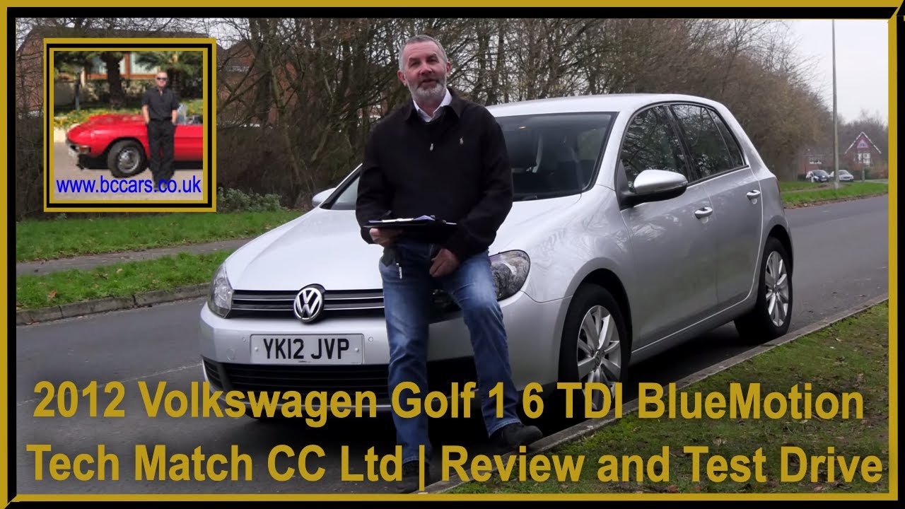 2012 Volkswagen Golf 1 6 TDI BlueMotion Tech Match CC Ltd | Review and Test Drive