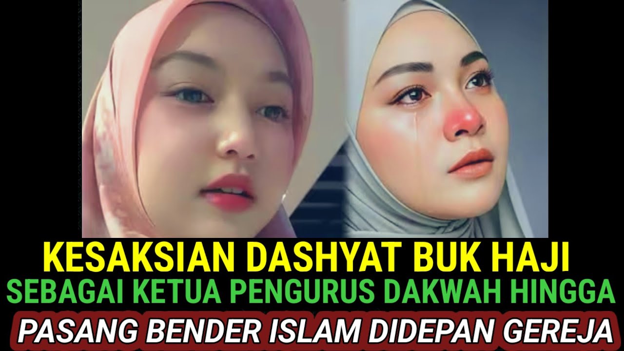 🔴 MENGGEMPARKAN‼️BUK HAJI PEMIMPIN SEKALIGUS PENGURUS DAKWAH MURTAD MENINGGALKAN ISLAM
