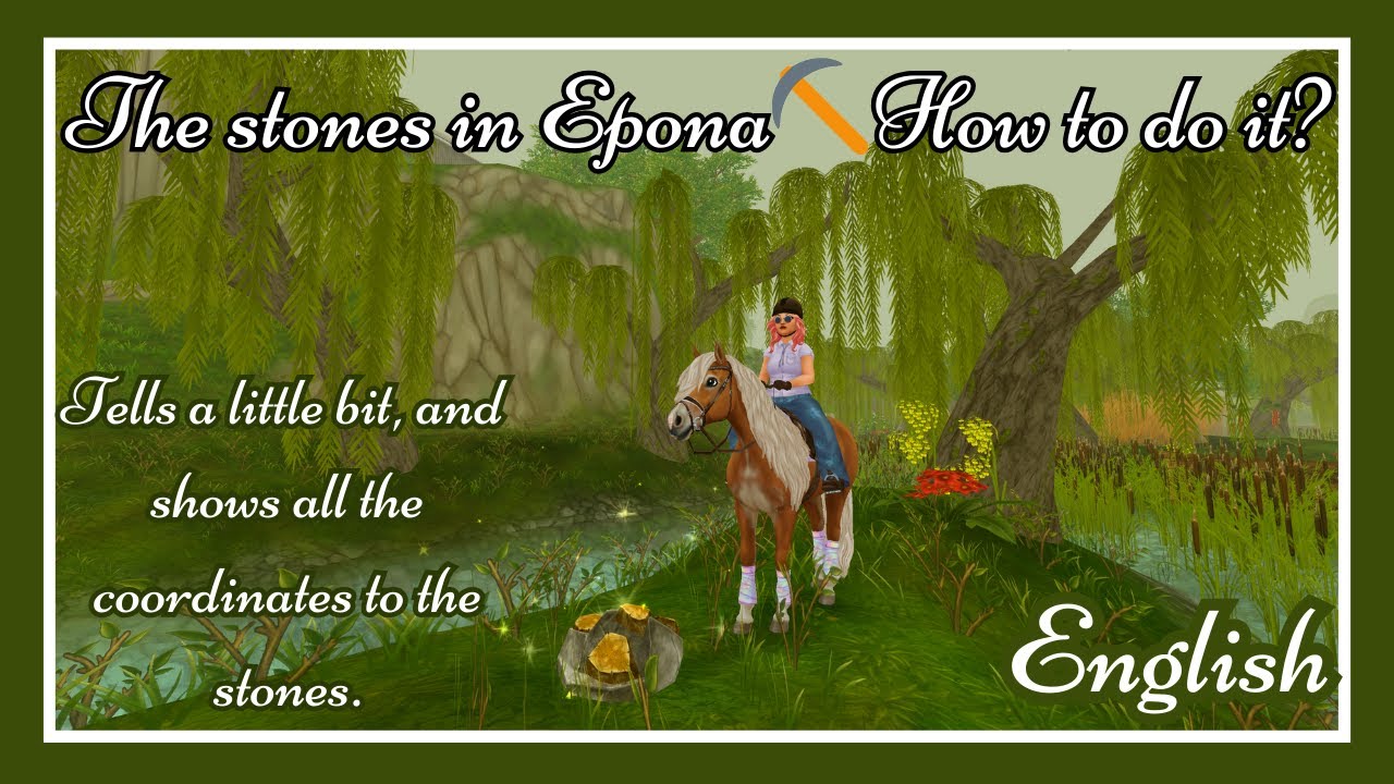 SSO - The stones in Epona⛏️How to do it?🦋English🦋
