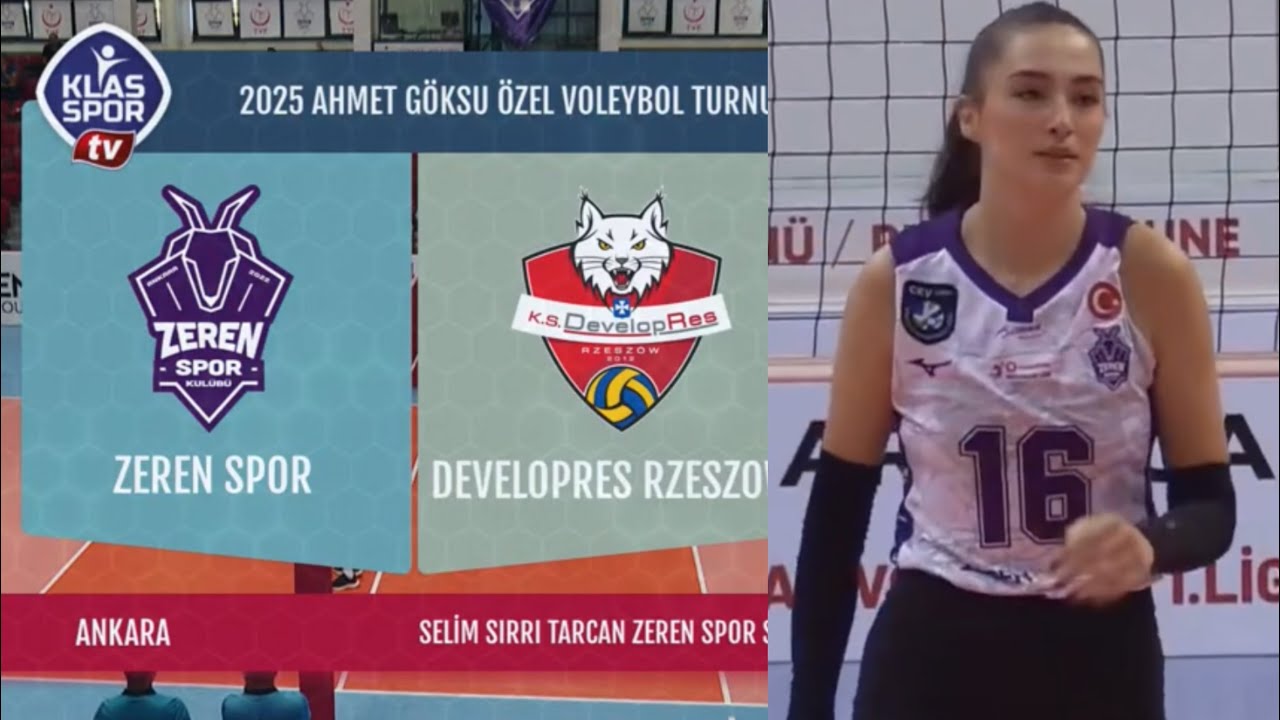 Saliha ŞAHİN 🏐 Zeren Spor 🆚 Developres  Özel Turnuva #flyman820 #volleyball #salihaşahin  