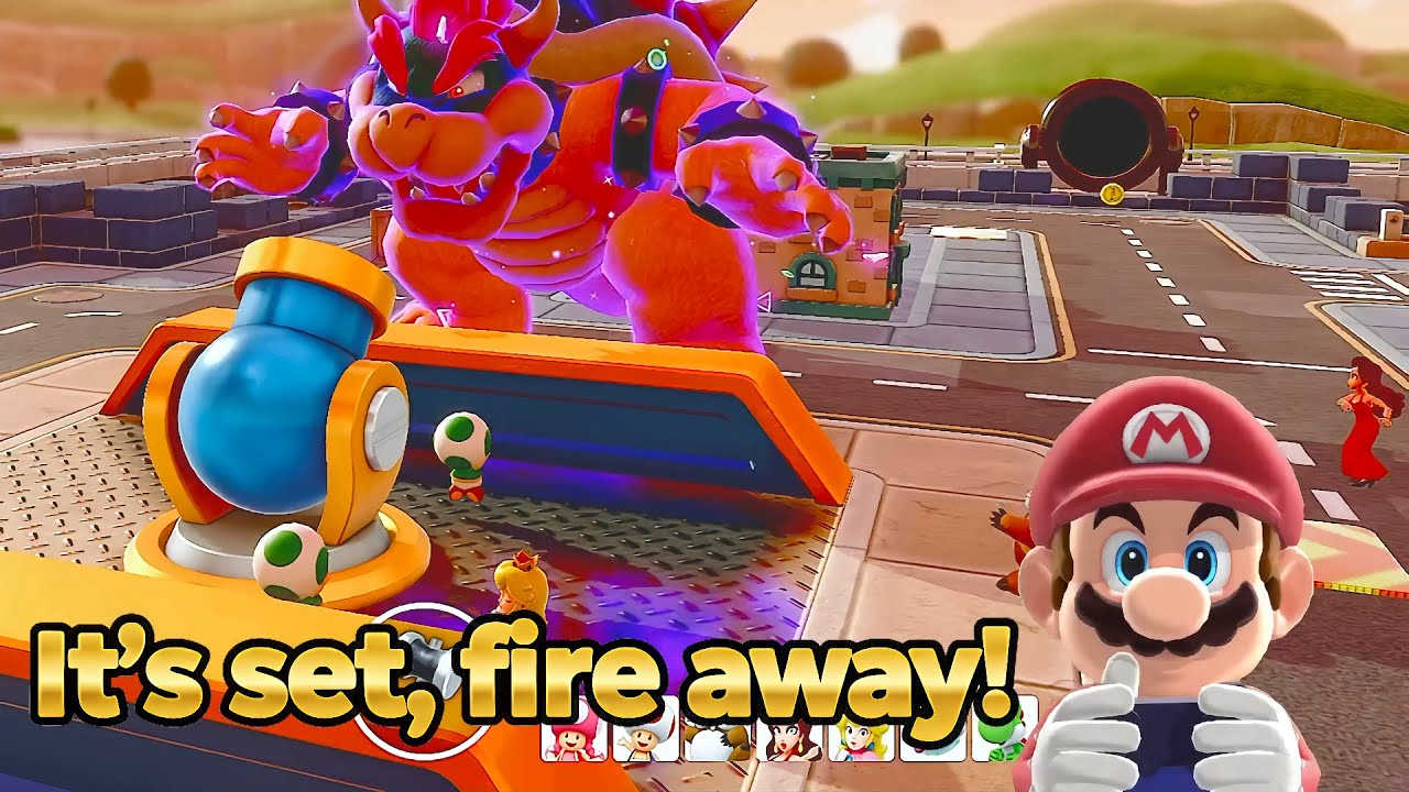 Super Mario Party Jamboree Bowser Kaboom Squad Mario Gameplay CPU Normal