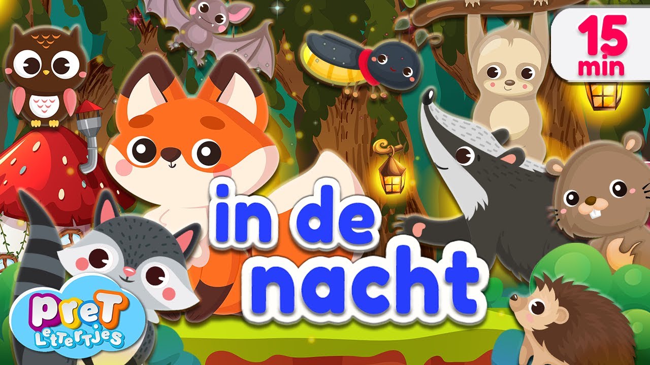 Pretlettertjes • Dierengeluiden in de Nacht • 10 nieuwe dieren