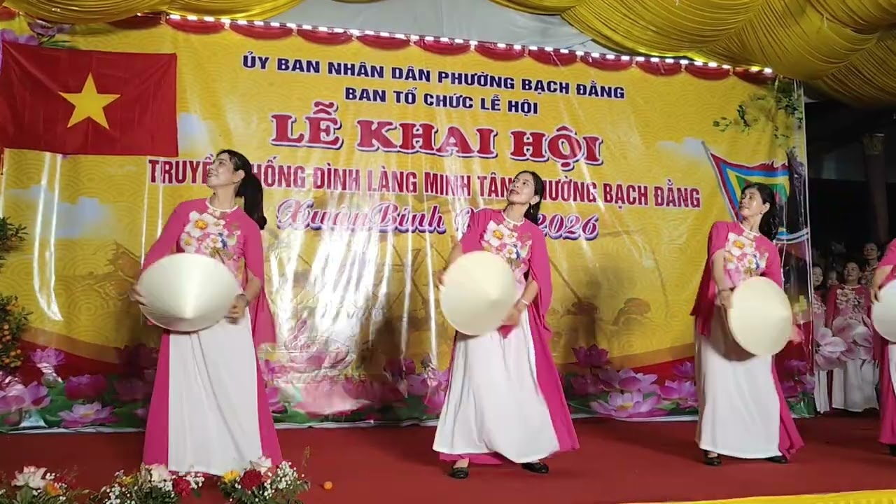 Lễ Hội truyền thống đình làng Minh Tân phường Bạch Đằng liên hoan văn nghệ CLB thôn 8 #danvu #lehoi