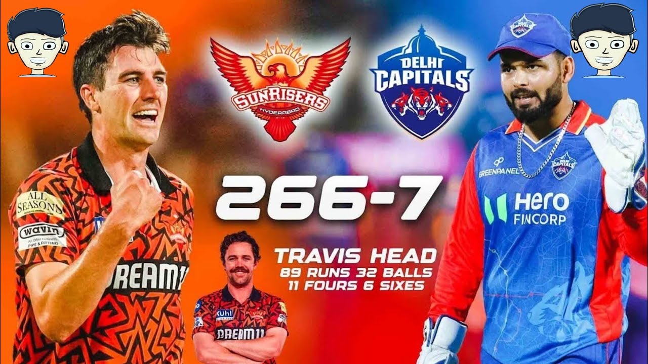 SRH VS DC || MATCH 35 || Ipl 2024 #ipl