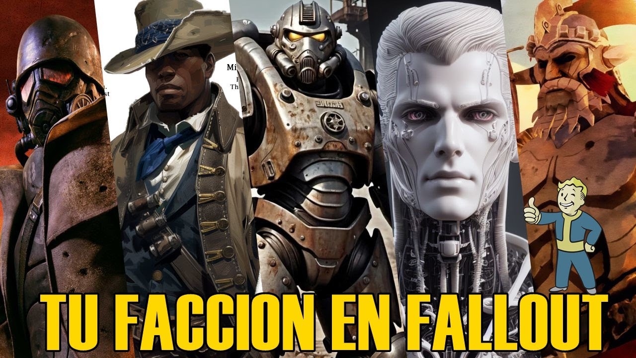 FALLOUT: Las FACCIONES MAS IMPORTANTES EXPLICADAS