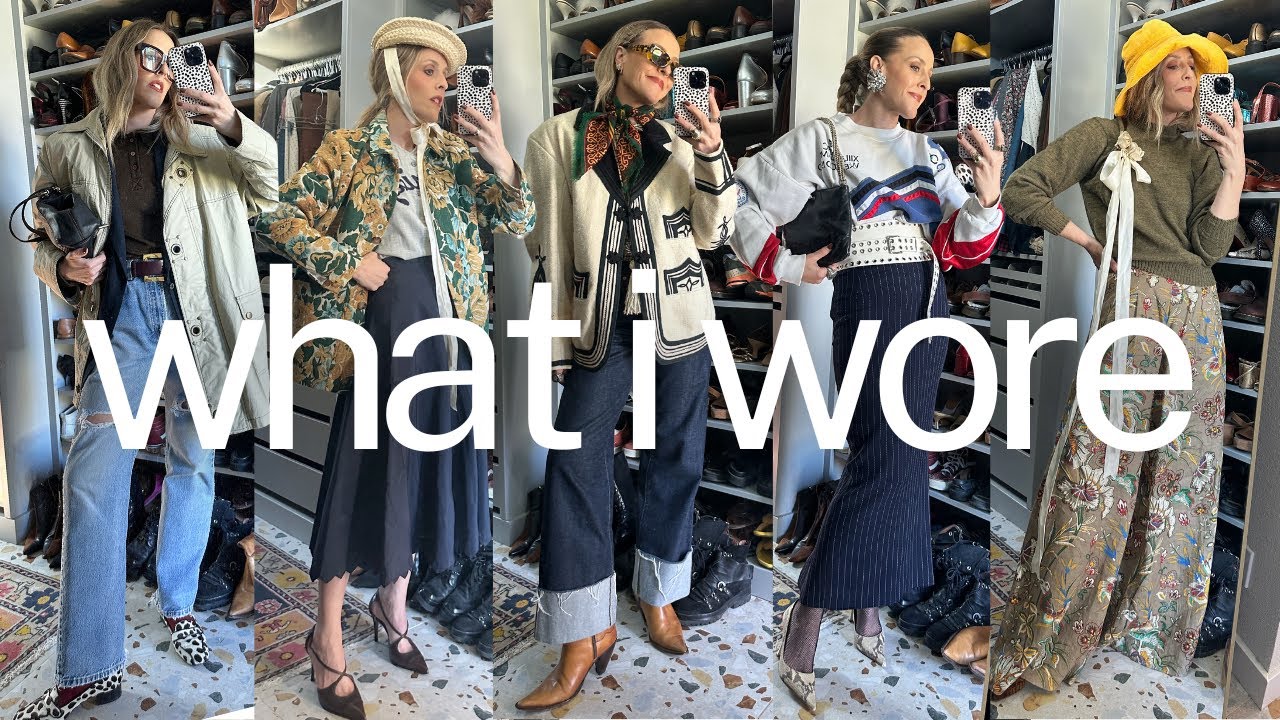 WHAT I WORE/ 5 DAYS, 5 OUTFITS FOR SPRING 2024