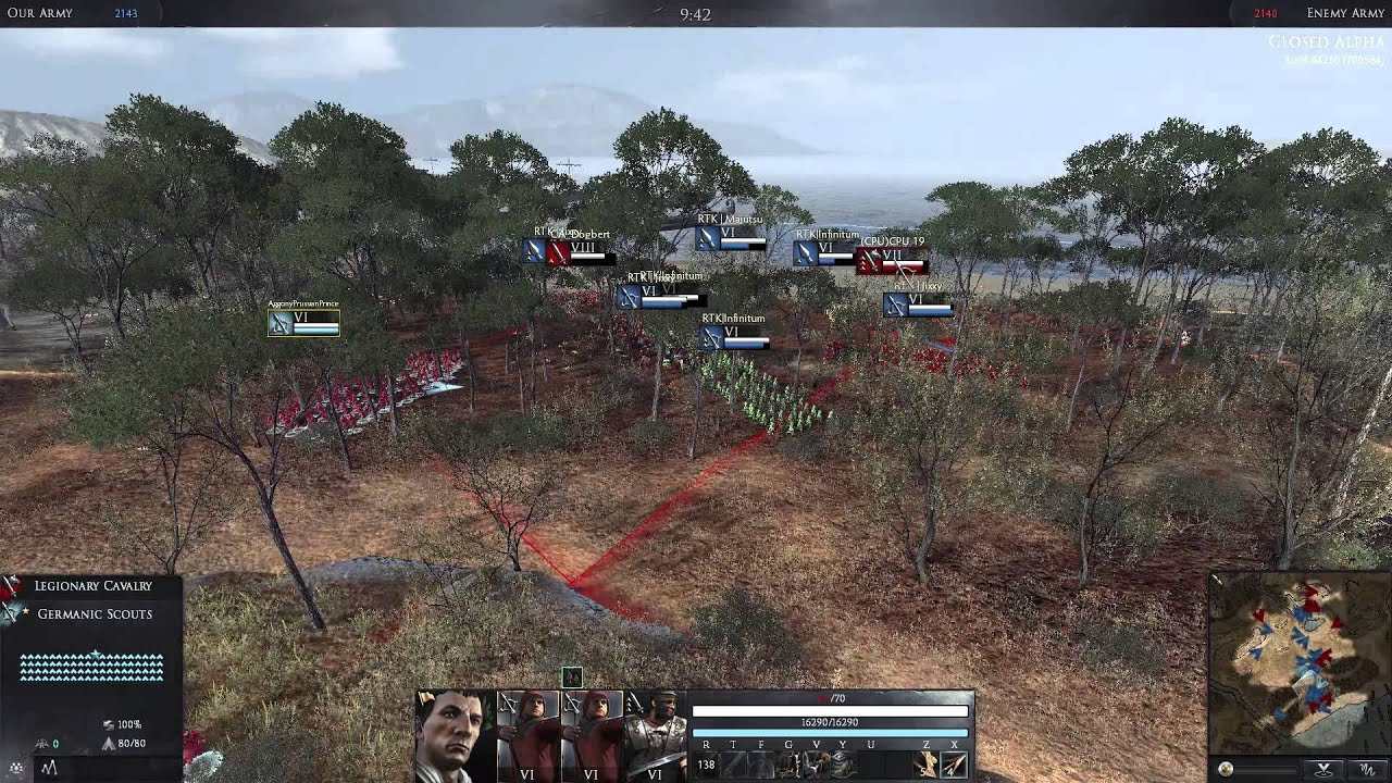 Total War: ARENA - Caesar - Match 87 (Live) (Closed Alpha)