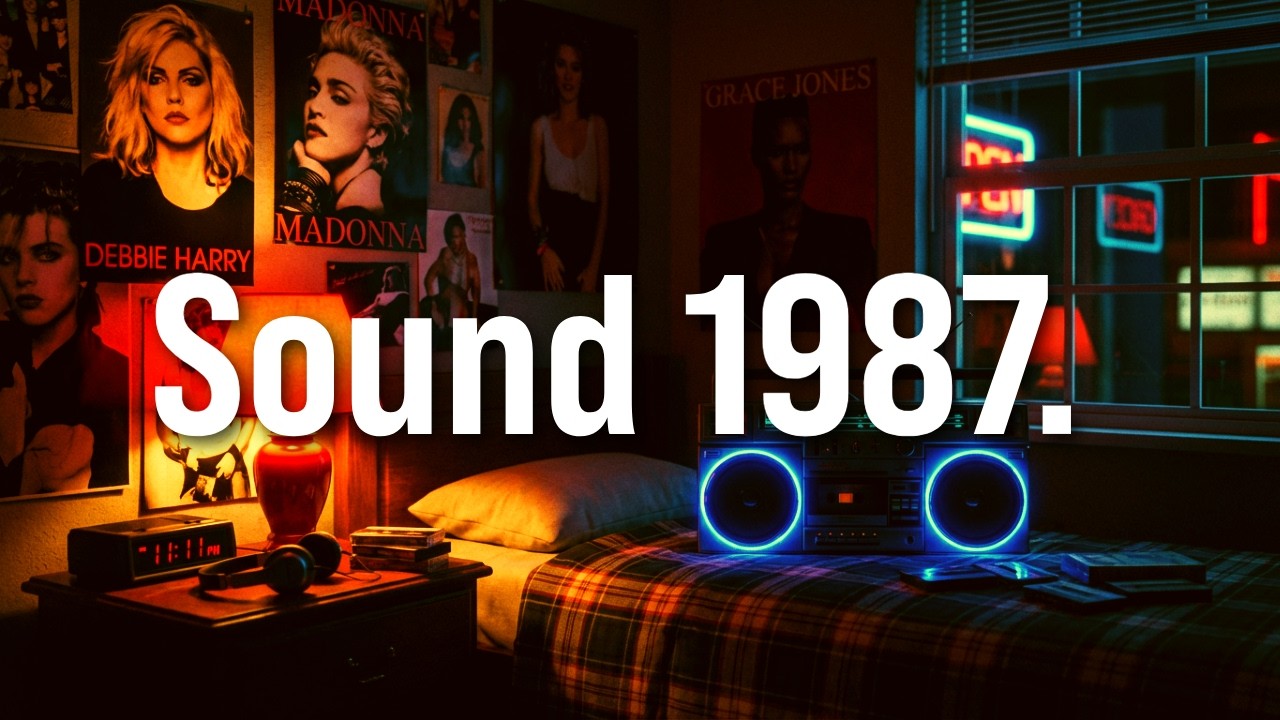 Комната Boombox 1987: Мягкий лоу‑фай для сна и учёбы