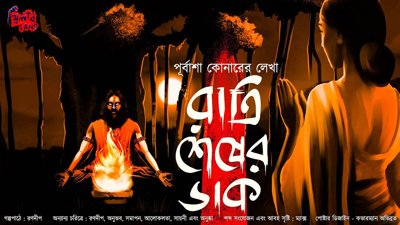 রাত্রি শেষের ডাক| Gram Banglar Bhuter Golpo | Tantriker Golpo | Bengali Audio Story | Purbasha Konar