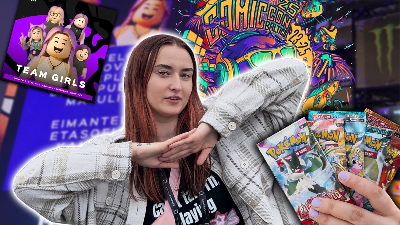 Aš žaidžiau Roblox ant scenos │ Comic Con Baltics 2025 │ EtaSofija Vlog #8