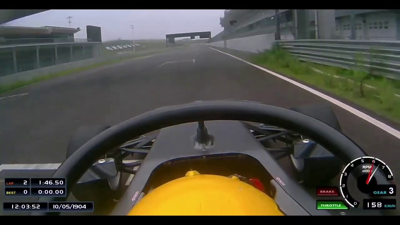 Tatuus F3 T-318 Onboard New Track Record 1:37:07 at Zhuzhou International Circuit