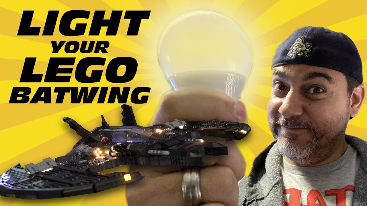Make the Lego 1989 Batwing 10 Times Cooler with LED Lights! Light My Bricks