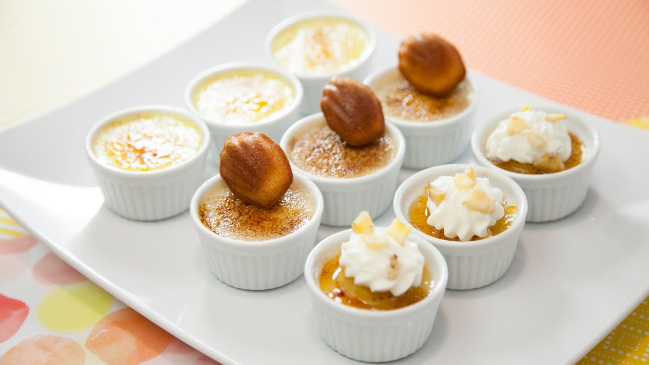 MINI CREME BRULEE (VANILLA, EARL GREY, & BANANAS FOSTER)