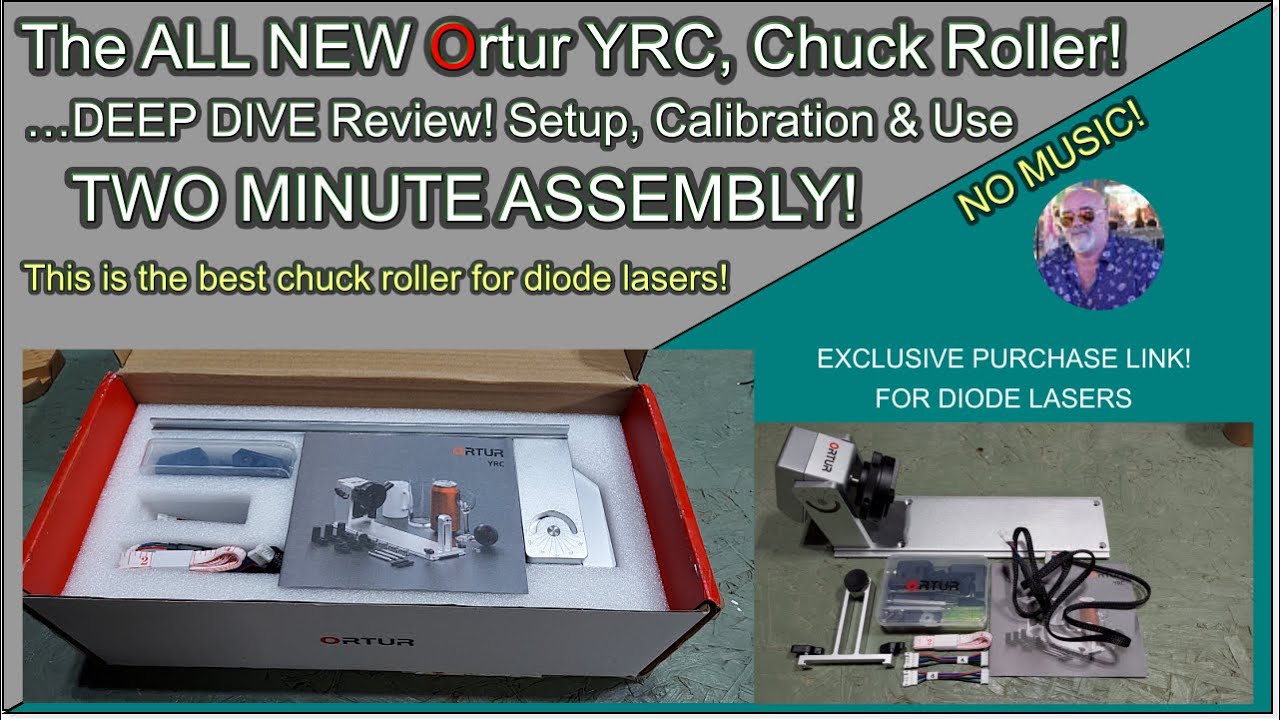 DEEP DIVE and complete setup, calibration & testing of the NEW Universal Ortur YRC Roller Accessory!