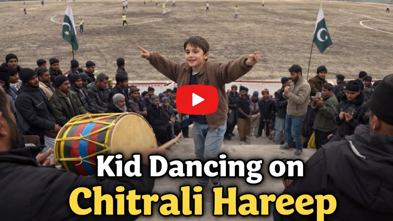 Kid Dancing on Chitrali Hareep | Traditional Chitral Dance Energy 🔥