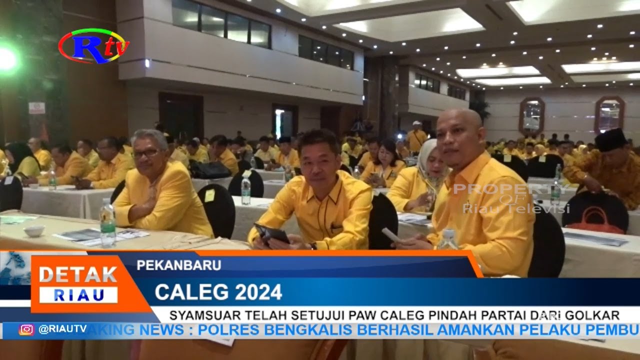 SYAMSUAR TELAH SETUJUI PAW CALEG PINDAH PARTAI DARI GOLKAR